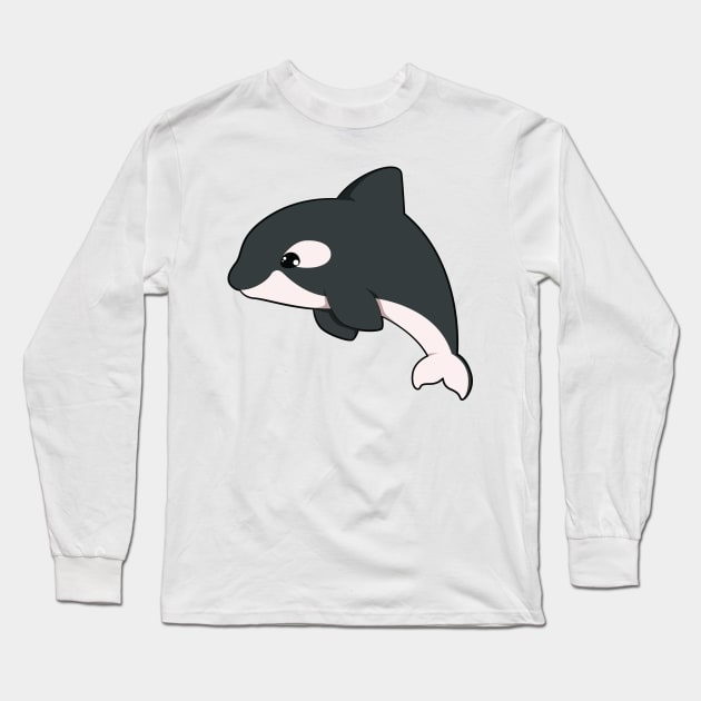 Orca Long Sleeve T-Shirt by MyBeautifulFiles